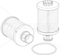 Топливный фильтр HIFI FILTER SN 40253