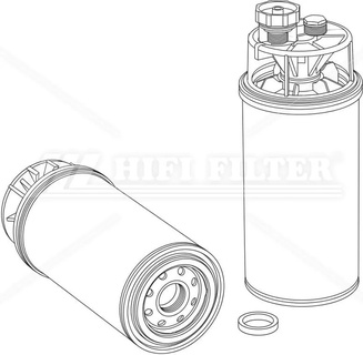 Топливный фильтр HIFI FILTER SN 40572 B