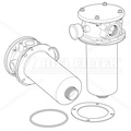 Гидравлический фильтр (в сборе) HIFI FILTER RT1KZ10S20NNY2G
