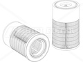 Воздушный фильтр HIFI FILTER SA 160070