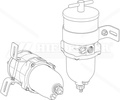 Топливный фильтр (в сборе) HIFI FILTER MO 14530