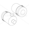 Воздушный фильтр HIFI FILTER SAH 02A09SEM002