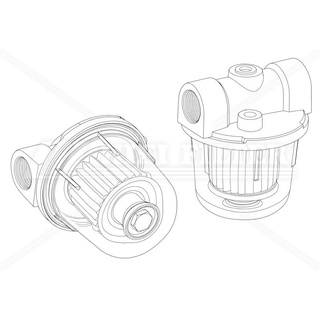 Топливный фильтр (в сборе) HIFI FILTER 70451006PG