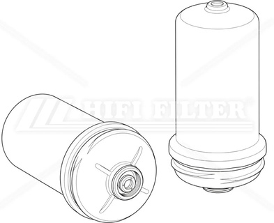 FILTRE A GASOIL SEPARATEUR D'EAU HIFI FILTER SN 40952