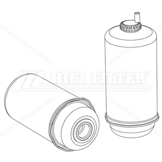Топливный фильтр HIFI FILTER SN 70465