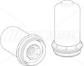 Топливный фильтр-сепаратор HIFI FILTER SN 40939