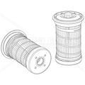 Топливный фильтр HIFI FILTER SN 40859