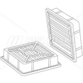 Воздушный фильтр HIFI FILTER SA 120005