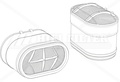Воздушный фильтр HIFI FILTER SA 160100