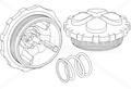 HOUSING COVER HIFI FILTER BDH 9300001