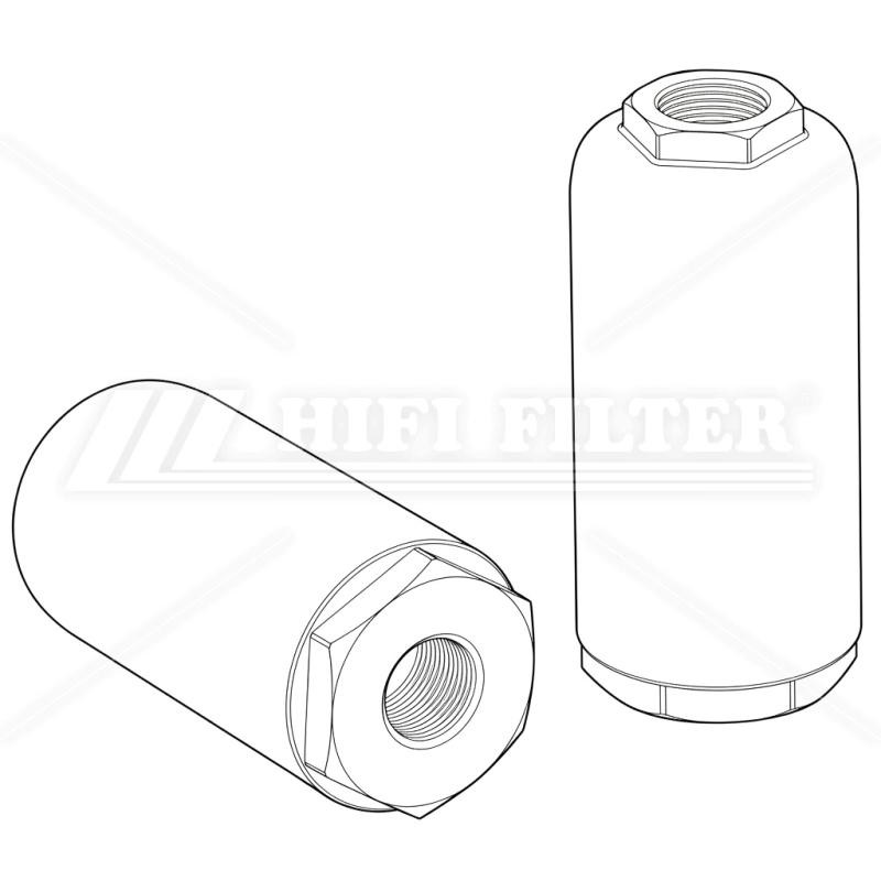 Гидравлический фильтр (в сборе) HIFI FILTER HD 150-50
