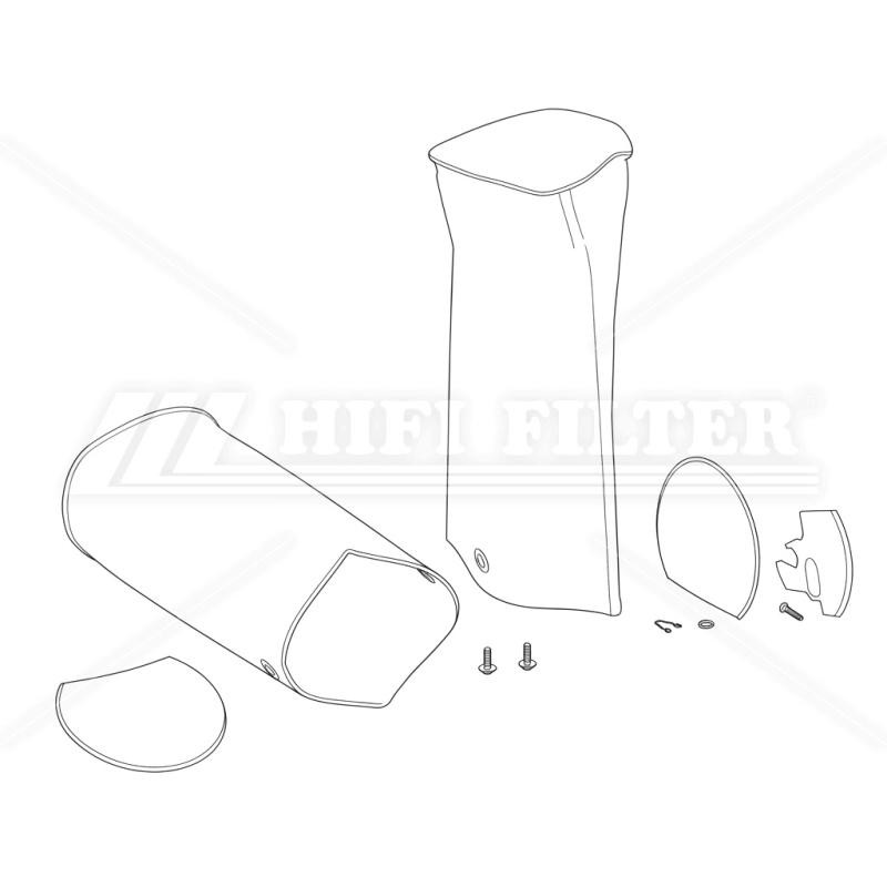 UREA FILTER KIT HIFI FILTER KD 40883