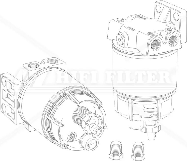 Топливный фильтр (в сборе) HIFI FILTER MO 1411