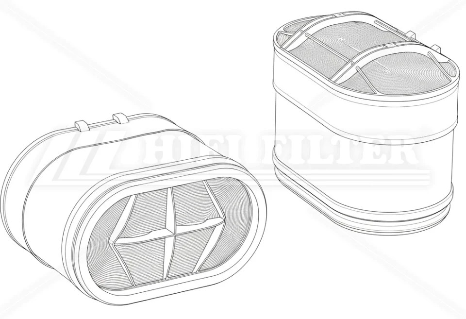 Воздушный фильтр HIFI FILTER SA 160100