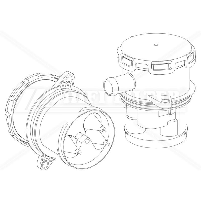 Фильтр сапуна двигателя HIFI FILTER SAO 5478