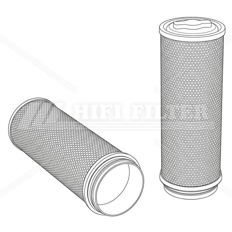Воздушный фильтр HIFI FILTER SA 17593
