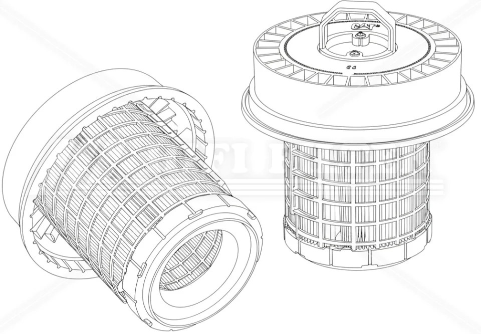 Салонный фильтр HIFI FILTER SC 90488