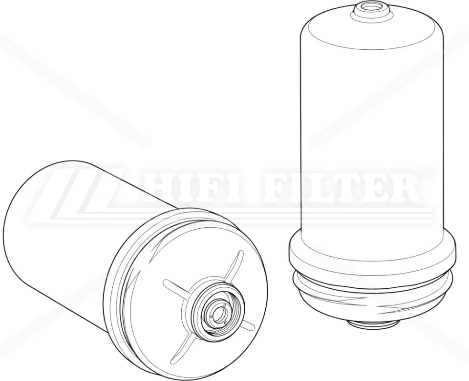 FILTRE A GASOIL SEPARATEUR D'EAU HIFI FILTER SN 40952