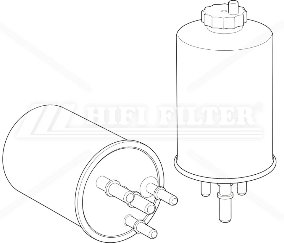 Топливный фильтр HIFI FILTER SN 70423